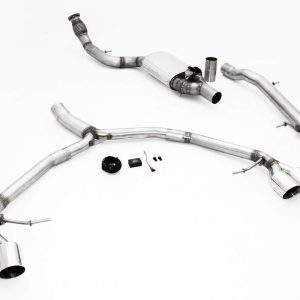 76mm Duplex-Anlage mit Klappensteuerung Audi A5 B9 (F5/B8) Coupe und Cabrio Quattro