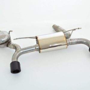 76mm Duplex-Endschalldämpfer mit Soundgenerator Edelstahl