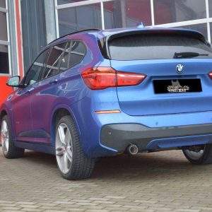 76mm Duplex-Endschalldämpfer mit Soundgenerator BMW X1 F48