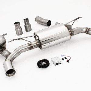 76mm Duplex-Endschalldämpfer mit Soundgenerator BMW 3er GT F34