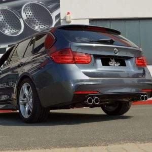 76mm Duplex-Endschalldämpfer mit Soundgenerator Edelstahl