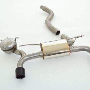 76mm Duplex-Endschalldämpfer mit Soundgenerator Edelstahl