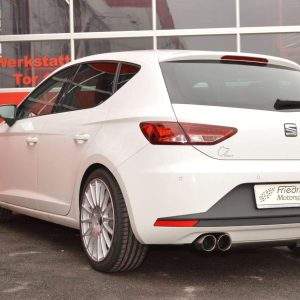 63,5mm Single-Endschalldämpfer mit Soundgenerator Seat Leon 5F inkl. FR und SC