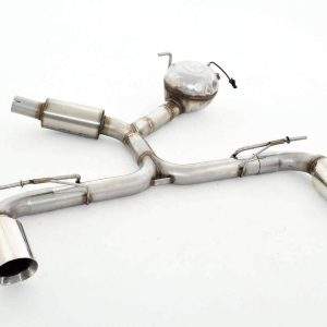 63,5mm Duplex-Endschalldämpfer mit Soundgenerator Seat Leon 5F inkl. FR und SC