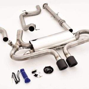 76mm Anlage mittig mit Klappensteuerung Ford Focus MK3 (DYB) ST Turnier