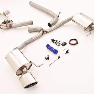 76mm Duplex-Anlage mit Klappensteuerung Seat Leon 5F ST Cupra