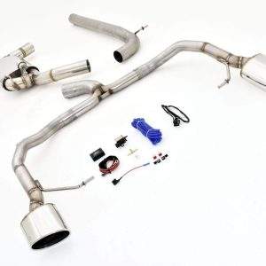 76mm Duplex-Anlage mit Klappensteuerung Seat Leon 5F ST Cupra