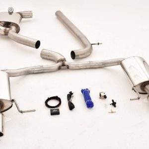 76mm Duplex-Anlage mit Klappensteuerung Seat Leon 5F ST Cupra