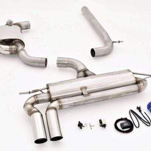 76mm Single-Anlage mit Klappensteuerung Seat Leon 1P