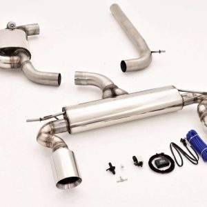 76mm Duplex-Anlage mit Klappensteuerung Seat Leon 1P