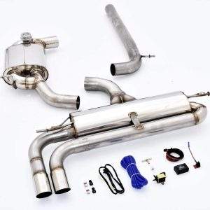 76mm Single-Anlage mit Klappensteuerung Seat Leon 5F inkl. FR und SC