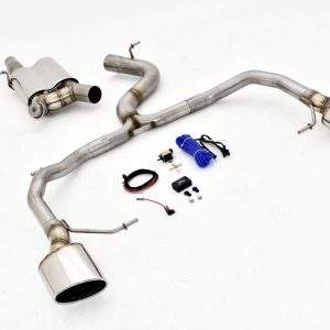 76mm Duplex-Anlage mit Klappensteuerung Seat Leon 5F ST Cupra 4drive