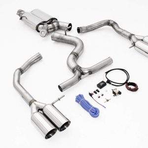 76mm Duplex-Anlage mit Klappensteuerung Seat Leon 5F ST Cupra R 4Drive