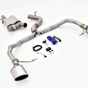 76mm Duplex-Anlage mit Klappensteuerung Seat Leon KL ST Cupra 4Drive