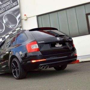 76mm Single-Anlage mit Klappensteuerung Skoda Octavia 5E