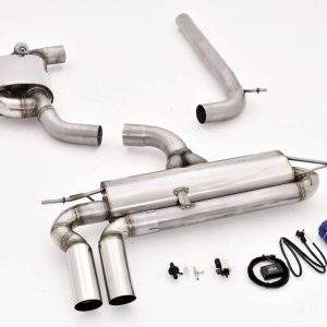 76mm Single-Anlage mit Klappensteuerung VW Golf V GTI + Edition 30