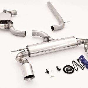 76mm Duplex-Anlage mit Klappensteuerung VW Golf V GTI + Edition 30