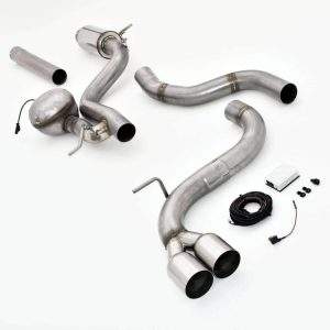 76mm Single-Anlage mit Soundgenerator VW Scirocco III