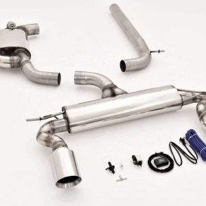 76mm Duplex-Anlage mit Klappensteuerung VW Scirocco III