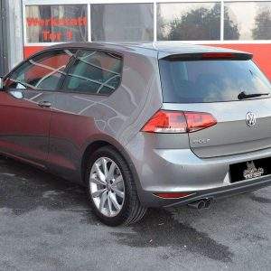 76mm Single-Anlage mit Soundgenerator VW Golf VII GTD