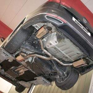 76mm Duplex-Anlage mit Klappensteuerung VW Passat B8 (3C) Limousine und Variant 4motion