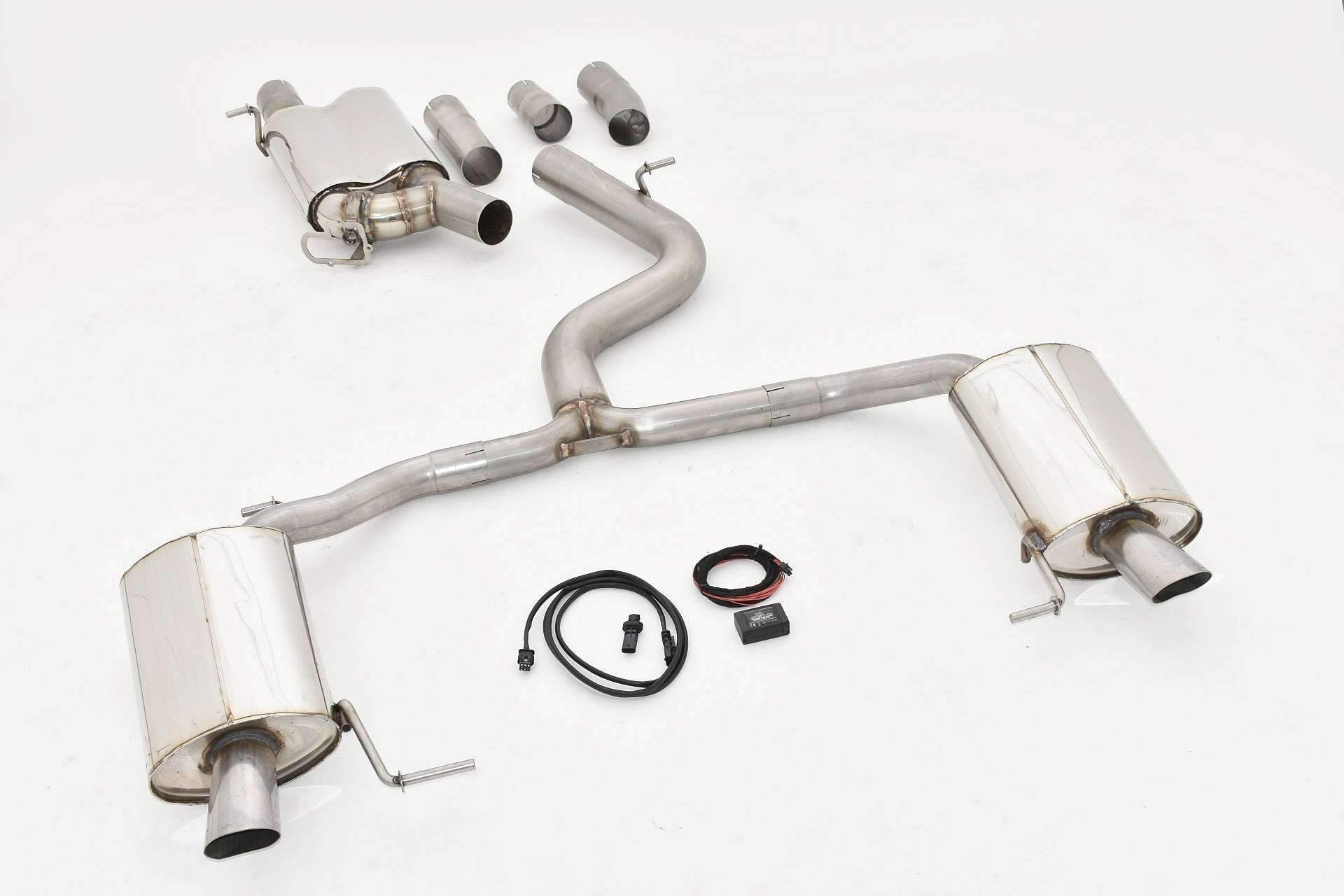 76mm Duplex-Anlage mit Klappensteuerung VW Passat 3C B8 Limousine und Variant 4motion