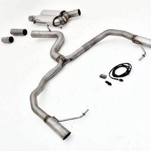 76mm Duplex-Anlage mit Klappensteuerung VW Arteon 3H 4motion