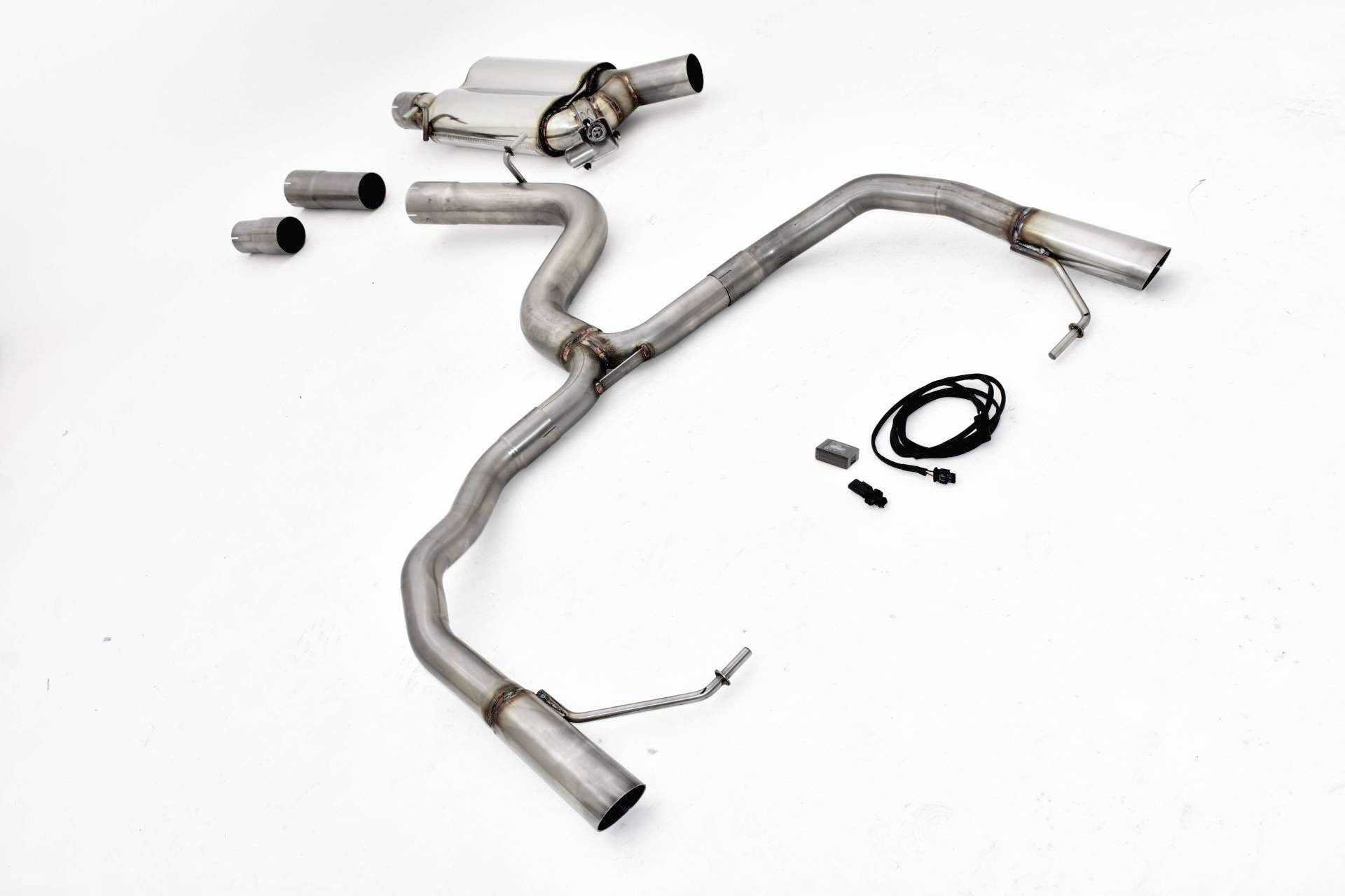 76mm Duplex-Anlage mit Klappensteuerung VW Arteon 3H 4motion