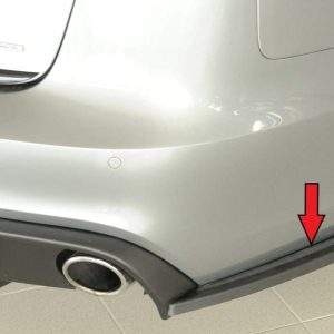 Rieger Heckschürzenansatz seitlich rechts für orig. S-Line Heckschürze