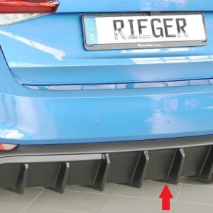 Rieger Heckeinsatz für orig. ESD ohne Endrohraussparung         in Vorbereitung !