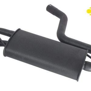 ASSO Sportauspuff für Audi A3 Sportback / Seat Leon 1P 2x76mm