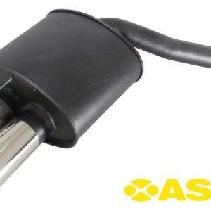 ASSO Sportauspuff für BMW E90 E91 318d/320d 2x76mm