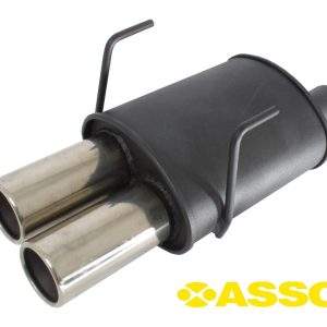 Novus Sportauspuff für Fiat 500S 1.2 2x76mm