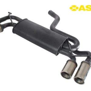 ASSO Duplexauspuff 2x76mm L/R Audi A3 8P