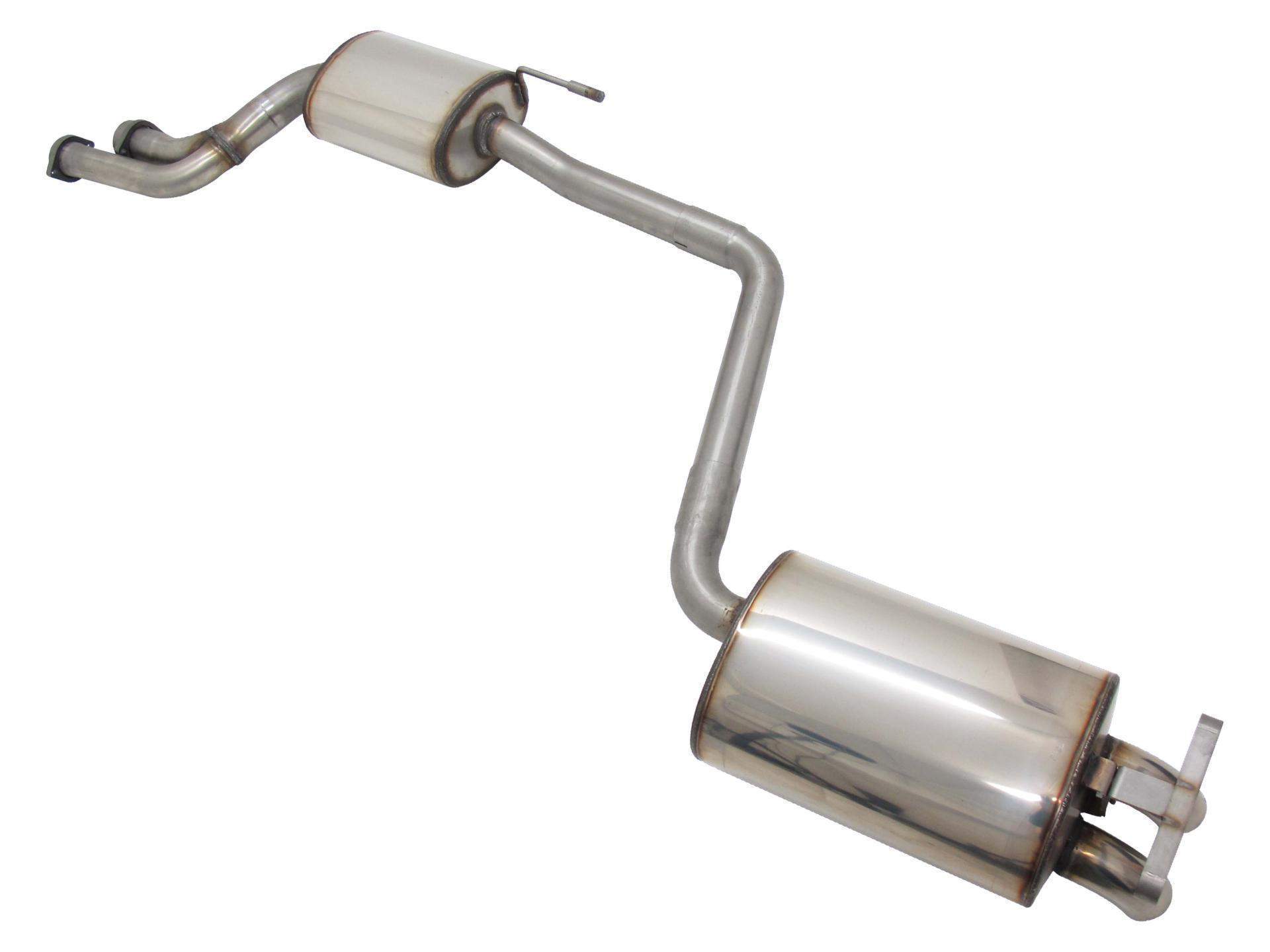 Novus Edelstahl Auspuffanlage für Mercedes 190E W201 2.5 16V / 2.6 - original Look