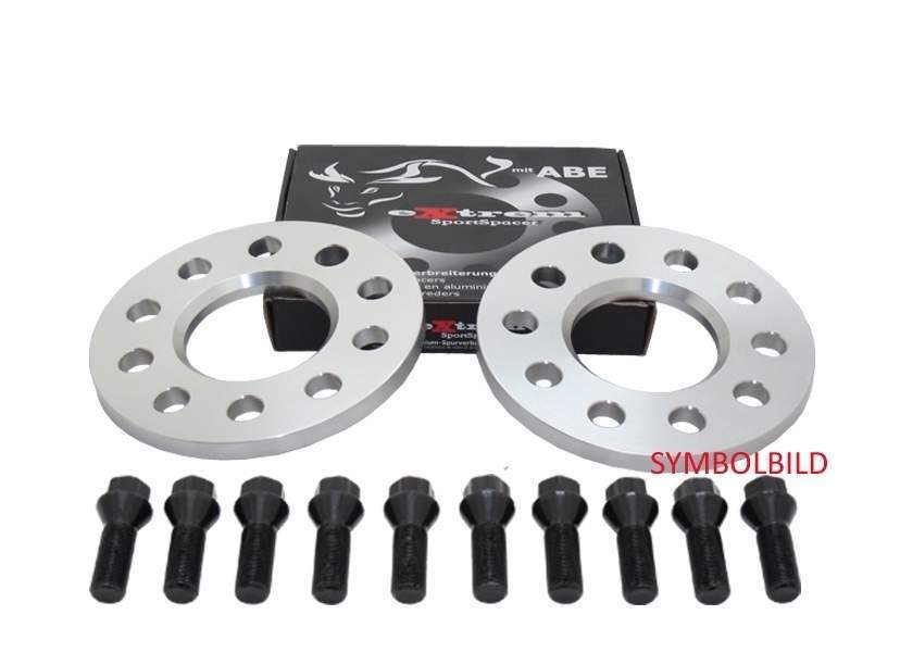 Spurverbreiterung Set 10mm inkl. Radschrauben für BMW 3er F30, F31